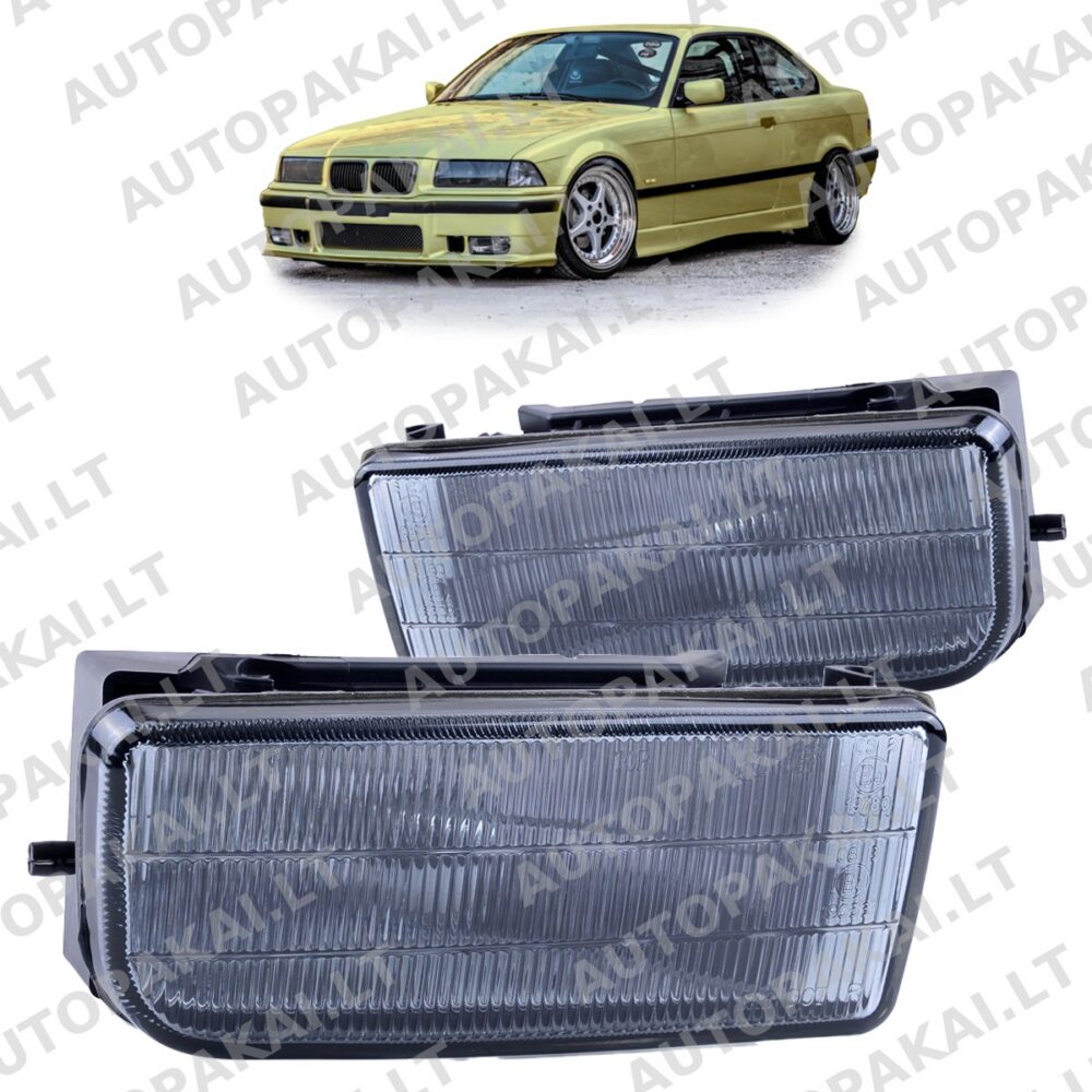 Fog Lights Set Smoke suitable for BMW 3 E36 91-99