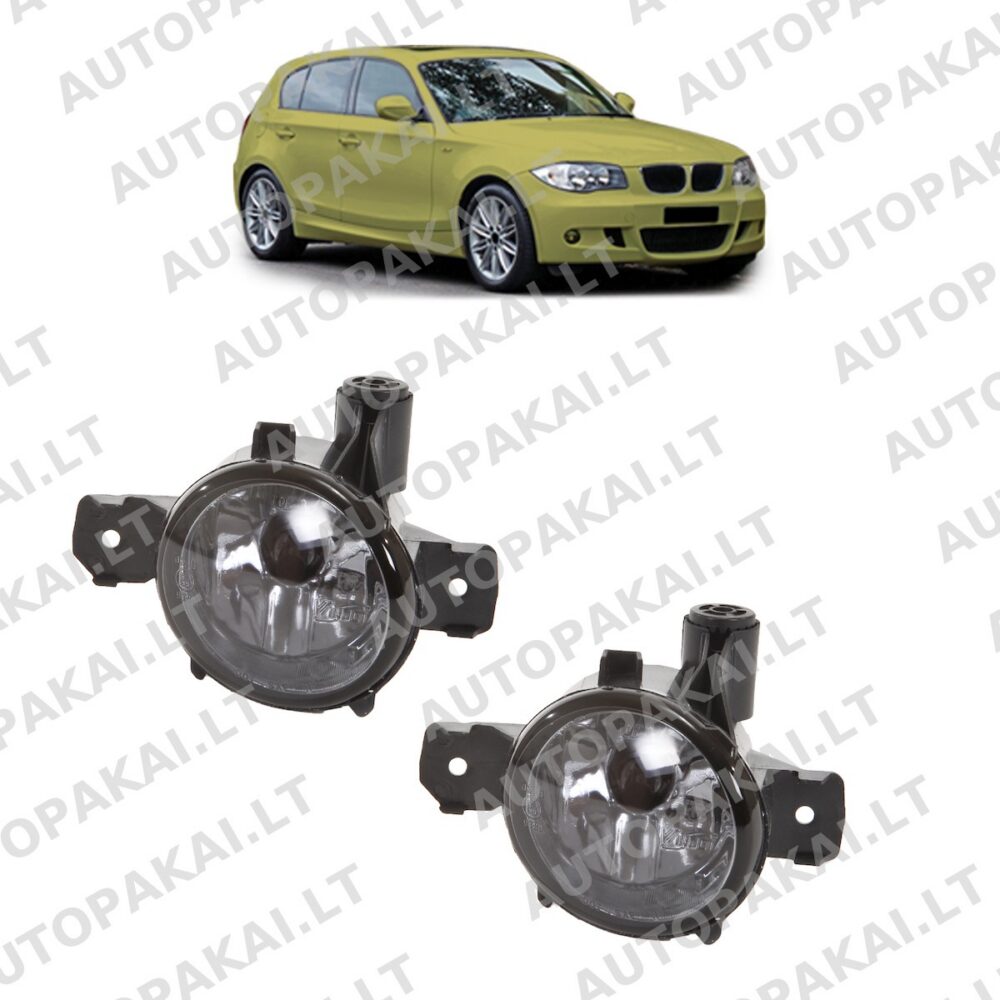 Fog Light Set Smoke for BMW 1 (E81,E87,E82,E88) X1 (E84) X3 (E83) X5 (E70) 04-11