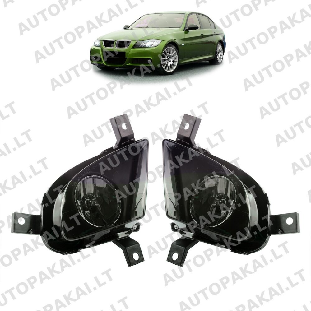 BMW 3 LCI (E90) Sedan (E91) Touring 2008-2011 dūminių rūko žibintų komplektas