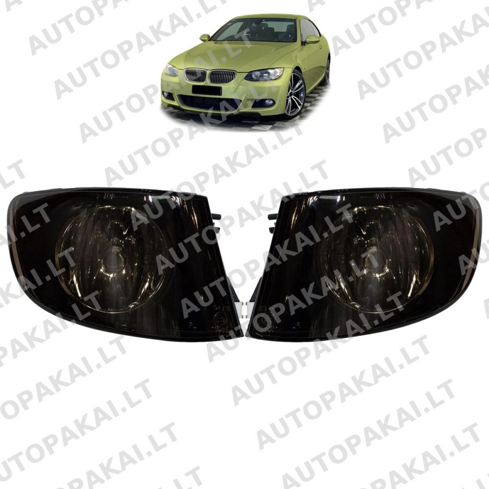 Fog Lights Set Smoke suitable for BMW 3 (E92) Coupe (E93) Convertible 2006-2013