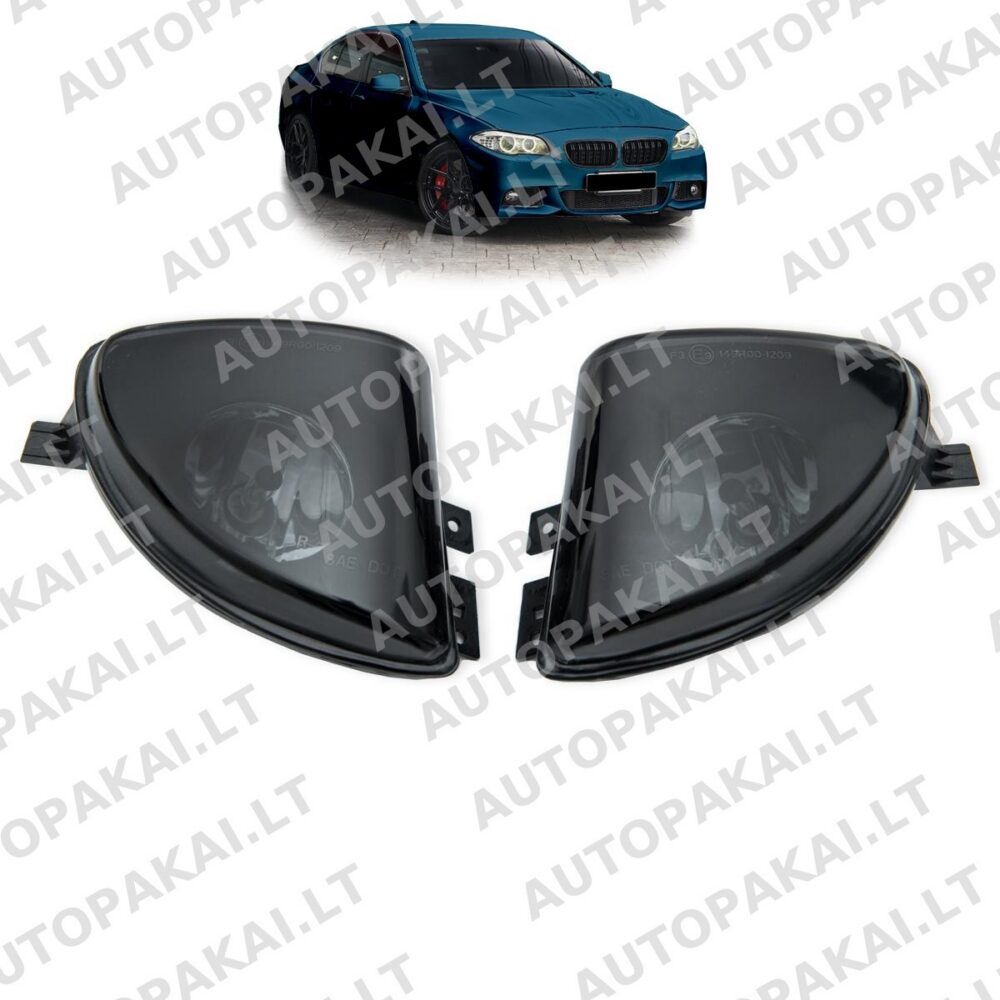 Fog Lights Set Smoke for BMW 5 (F10) Sedan (F11) Touring Pre-Facelift 2010-2013