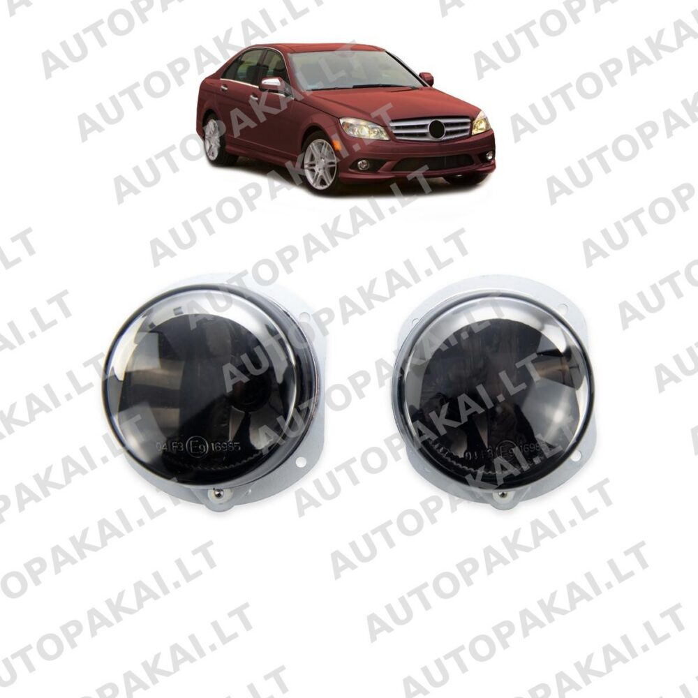 Fog Lights Smoke fit for MERCEDES C W204 CLK W209 E W211 ML W164 SL R230 02-10