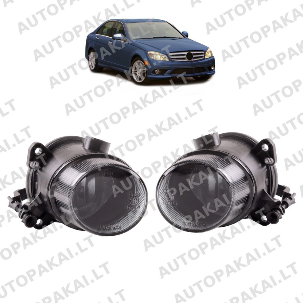 Fog Lights Set Smoke for MERCEDES C,VITO,B, 2007-2014