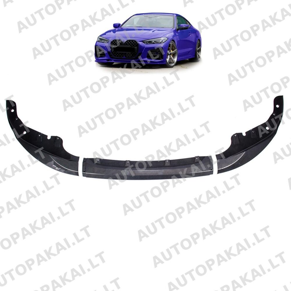 Priekinis spoileris su anglies pluošto apdaila BMW 4 (G22, G23, G83) 2020->