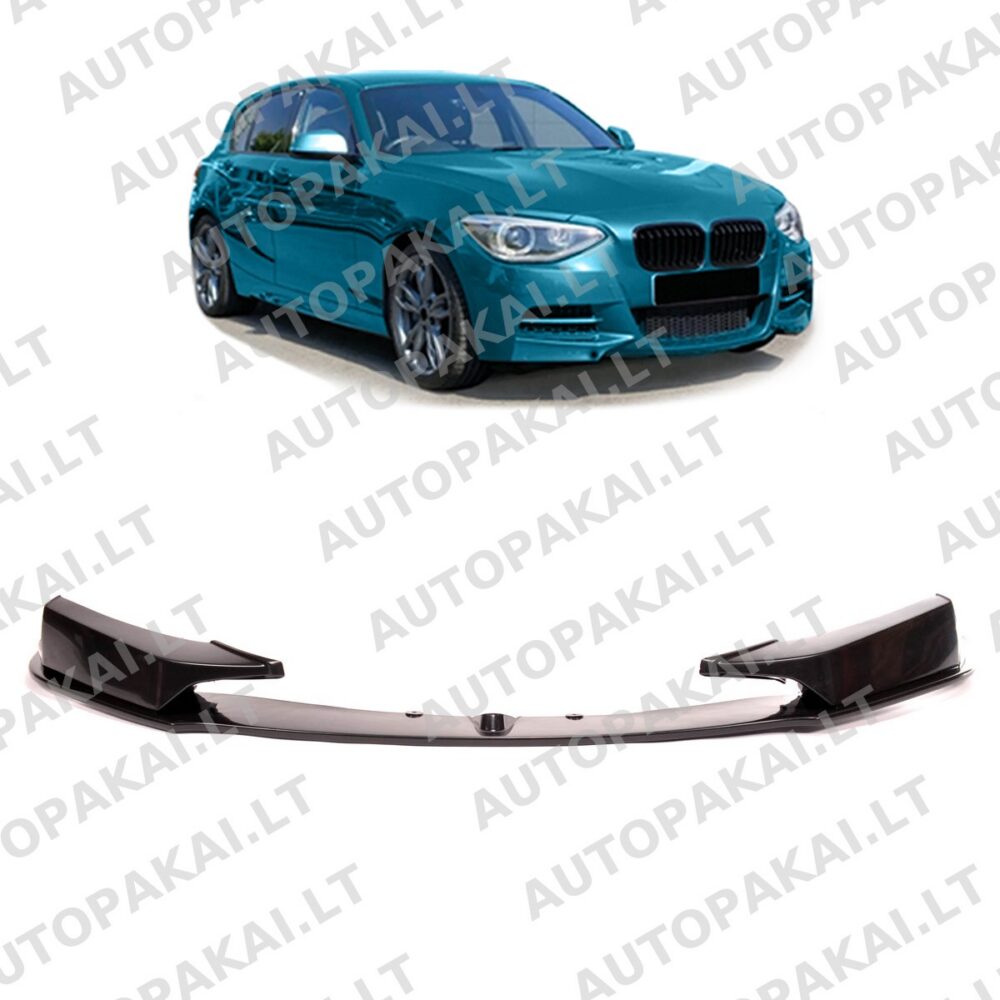 Priekinis spoileris lūpa nedažyta tinka BMW 1 F20, F21 Hečbekas 11-15