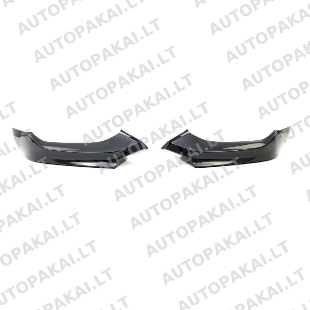 Front Spoiler Flaps Gloss Black for BMW 1 (F20,F21) Facelift 2015-2019
