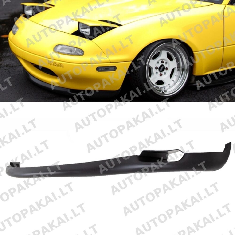 Front Spoiler Lip Matt Black suitable for MAZDA MX-5 I (NA) 1989-1998