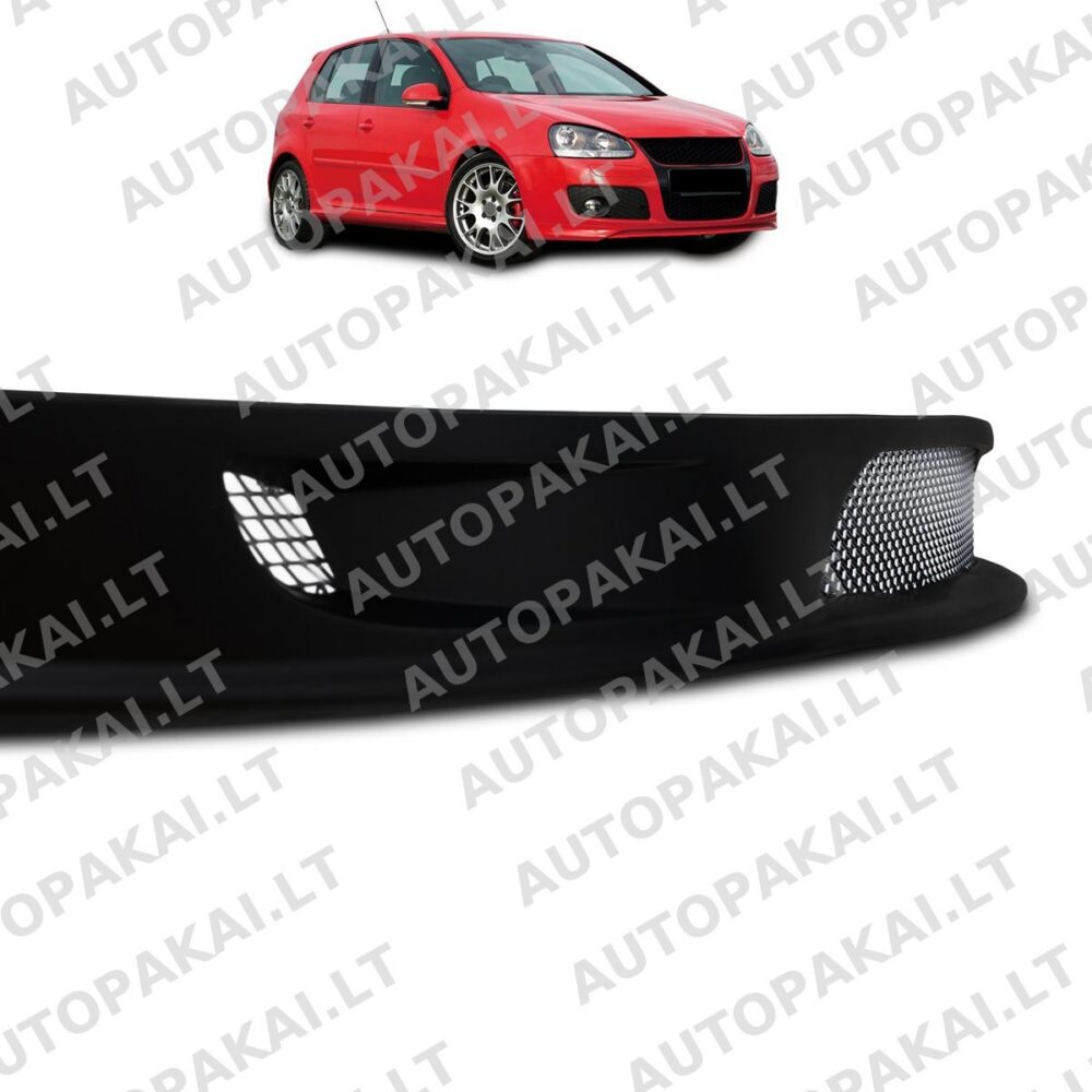 Front Spoiler Lip Black suitable for VW Golf 5 03-08