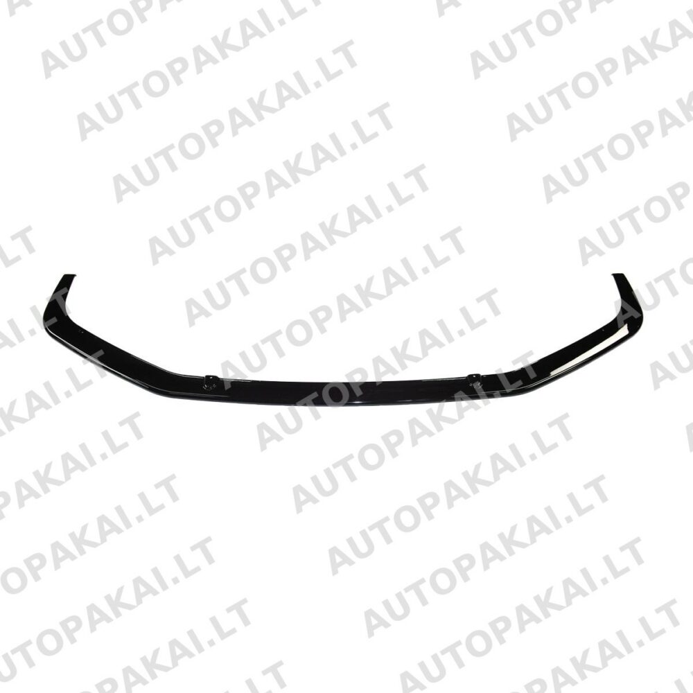 Front Spoiler Lip Gloss Black for VW TRANSPORTER MULTIVAN T6 2015-2019
