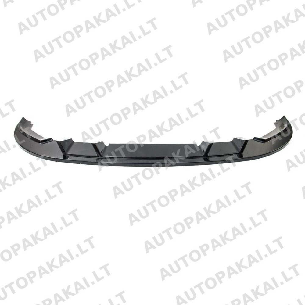 Priekinio bamperio spoileris apatinis, 3 vnt. komplektas, blizgios juodos spalvos, VW T6.1 19-24