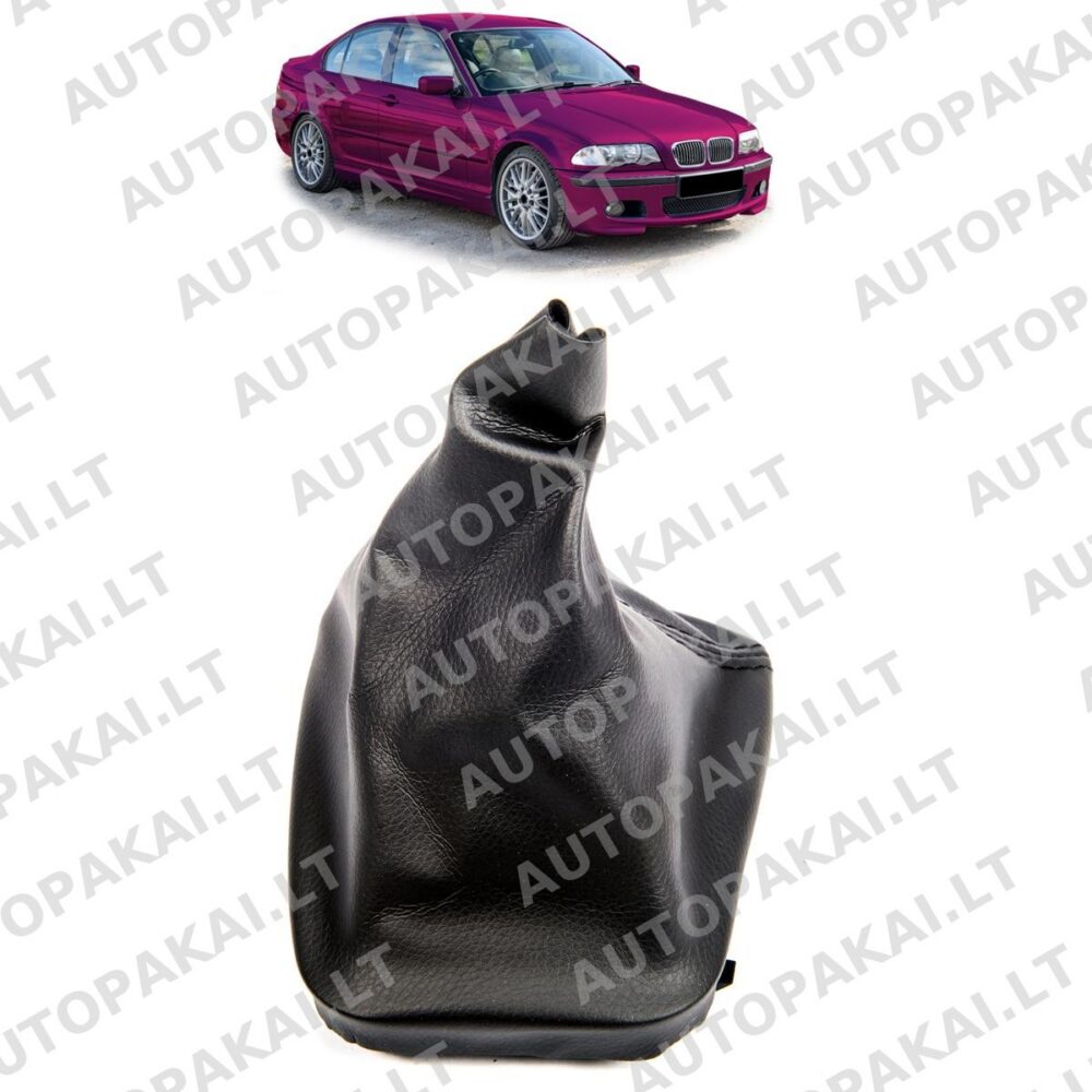 Gear Knob Gaiter Black suitable for BMW 3 (E46) Sedan Touring 1998-2005