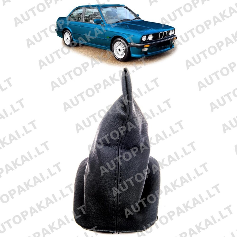Gear Knob Gaiter Black suitable for BMW 3 (E30) Sedan Touring 1982-1992