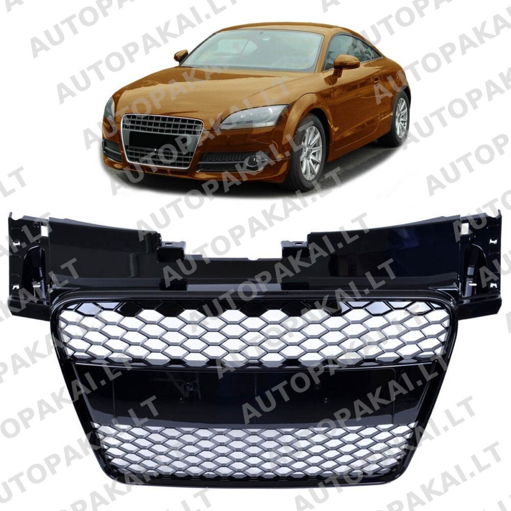 Front Grille Gloss Black suitable for AUDI TT 8J Coupe Cabrio 06-14