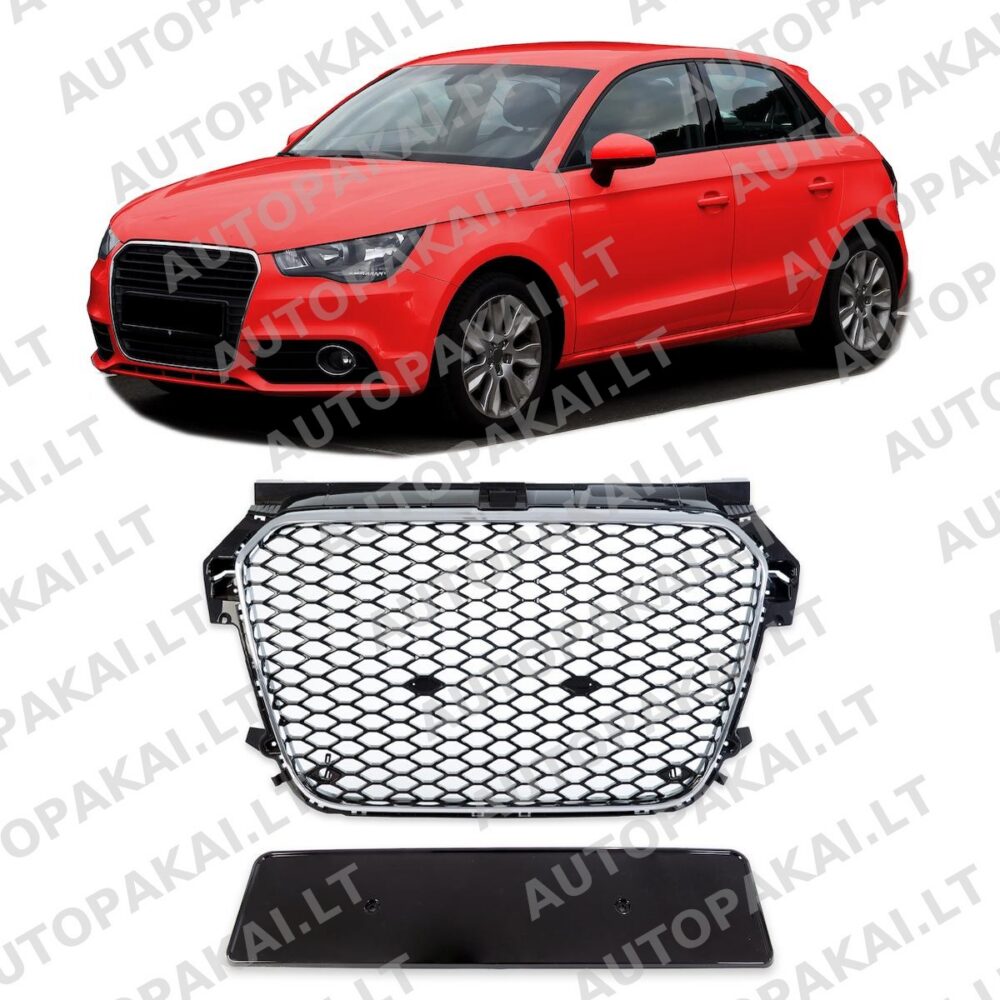 Front Grille Chrome suitable for AUDI A1 8X Hatchback Sportback 10-14