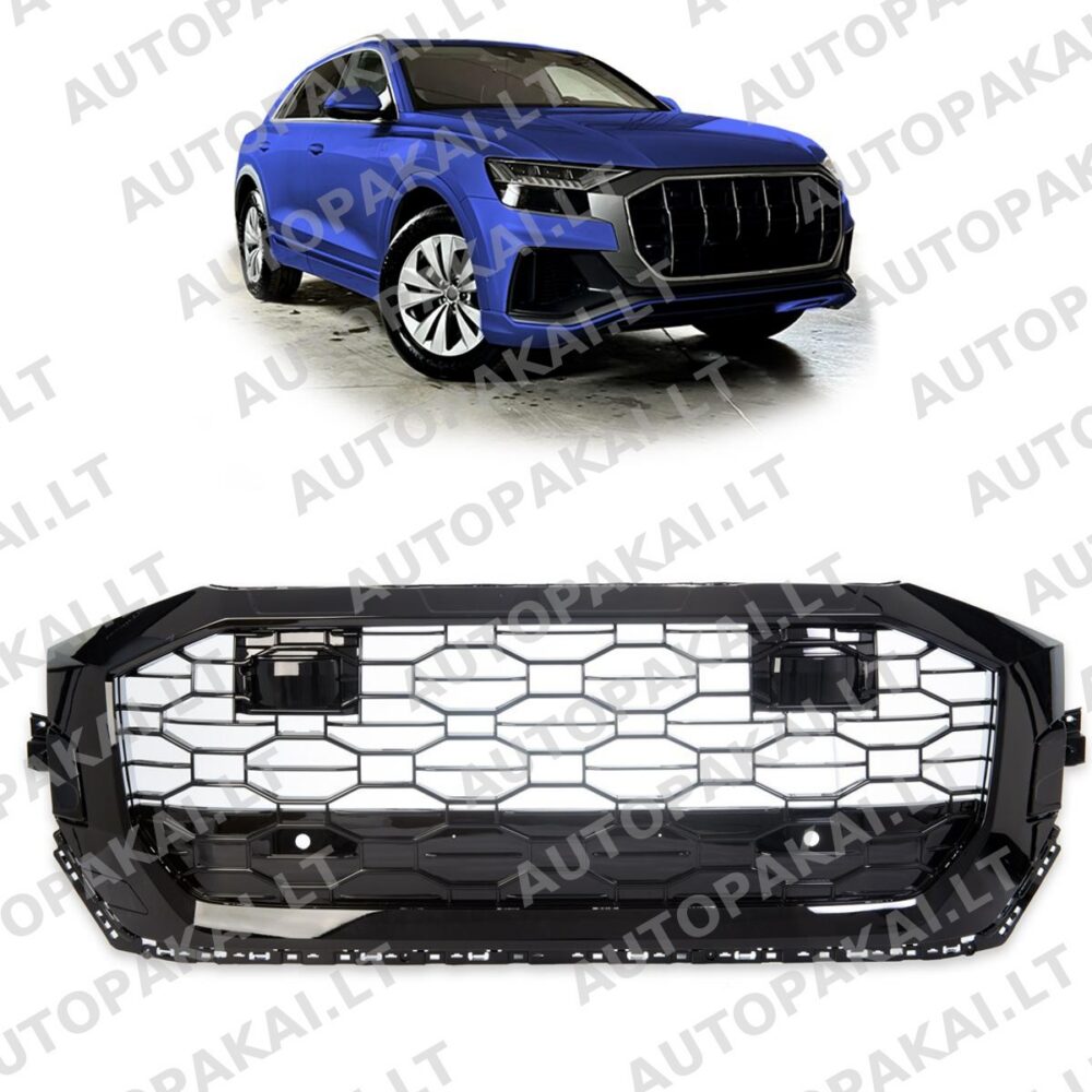 Grille All Gloss Black suitable for AUDI Q8 (4M) 2019->