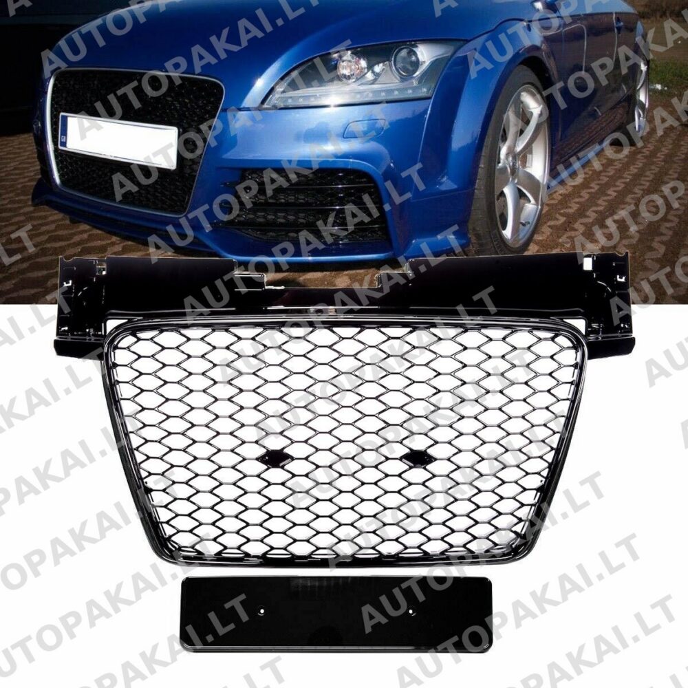 Front Grille Gloss Black suitable for AUDI TT 8J Coupe Cabrio 06-14