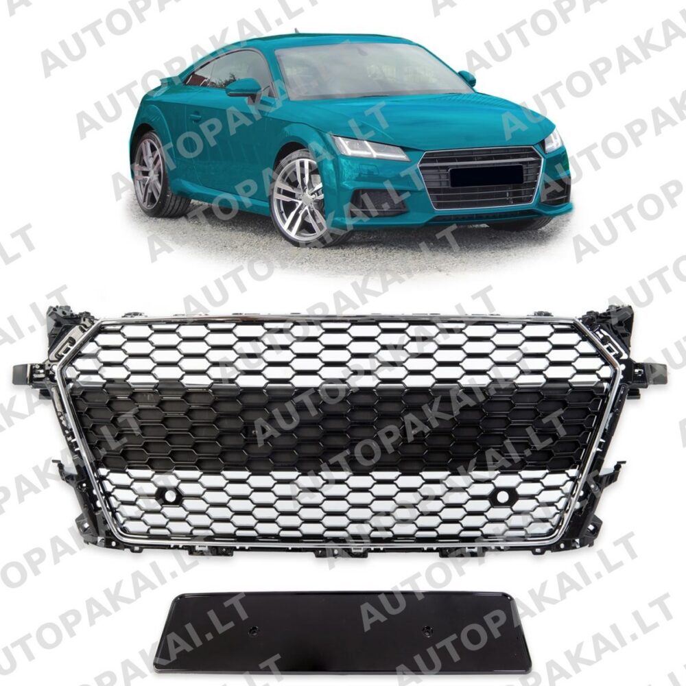 Front Grille Chrome & Black suitable for AUDI TT 8S Coupe Roadster 14-18