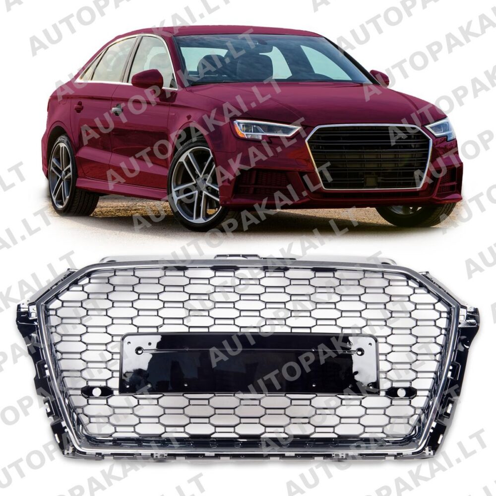 Front Grille Chrome suitable for AUDI A3 8V Facelift 16-19