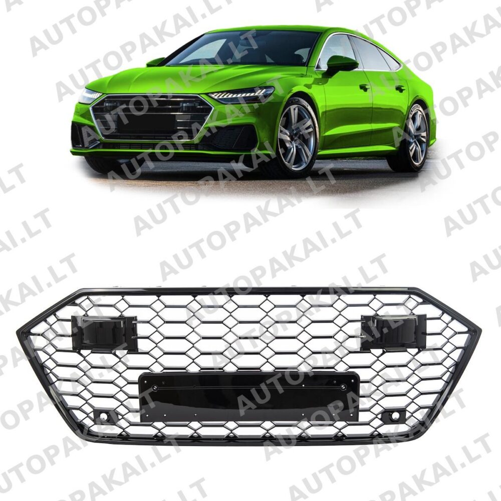 Front Grille Gloss Black suitable for AUDI A7 4K Sportback 18-24