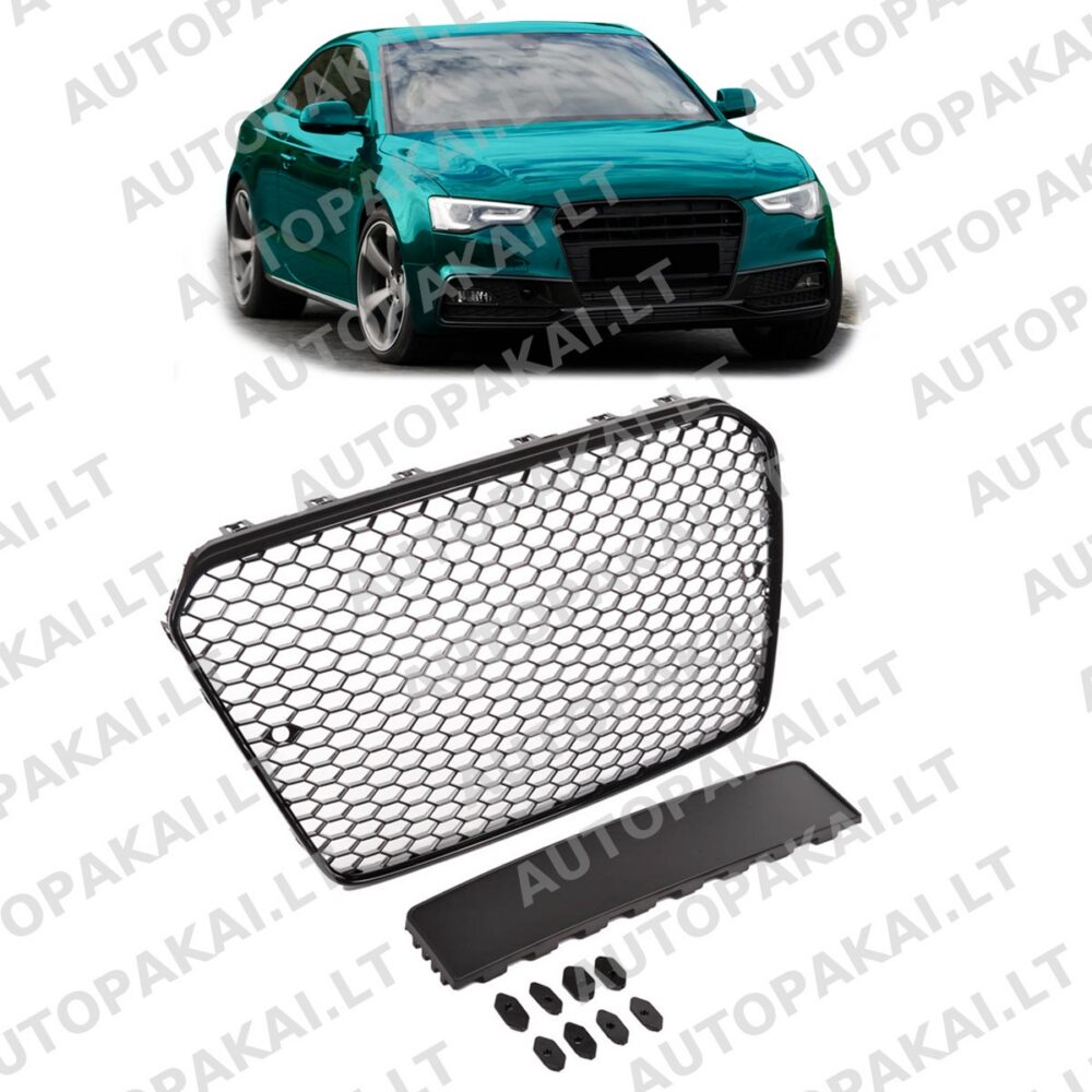 Front Grille Gloss Black suitable for AUDI A5 8T Facelift 11-16