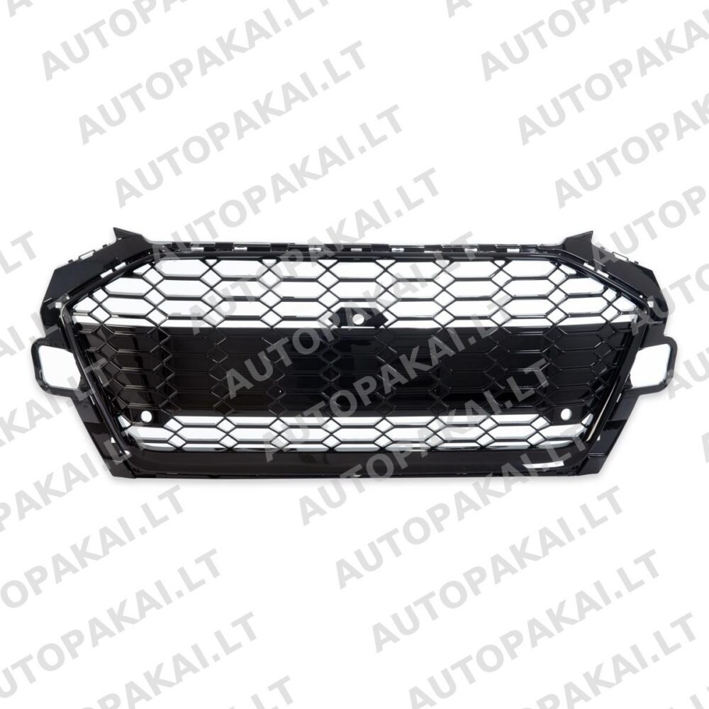 Grille Gloss Black W/Camera for AUDI A4 B9 (8W) Sedan Avant Facelift 19-23