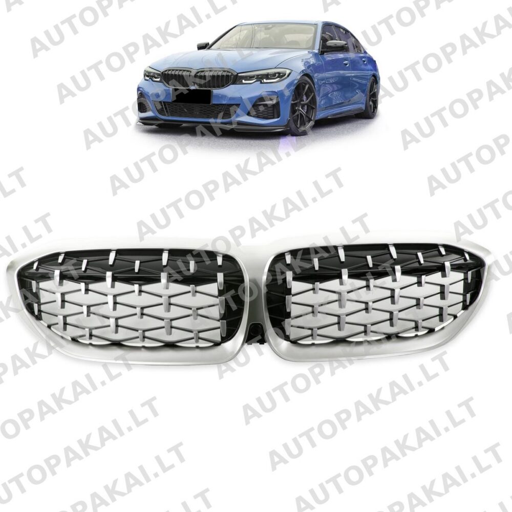 Grille All Chrome suitable for BMW 3 (G20,G21) Pre-Facelift 2019-2022