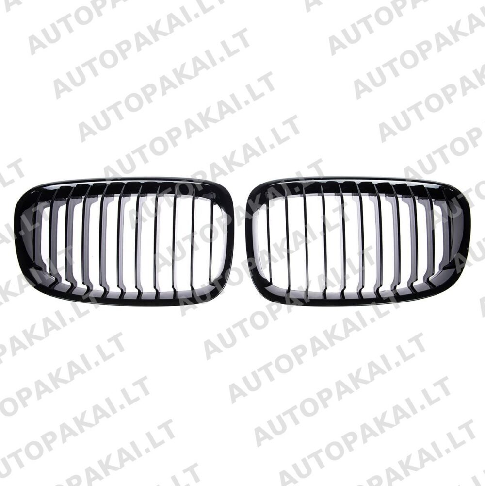 Front Grille Gloss Black suitable for BMW 1 F20, F21 Hatchback 11-15 Single Line