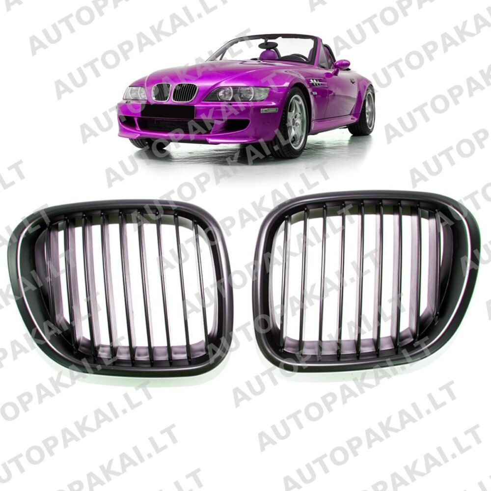 Grille Single Line Gloss Black for BMW Z3 (E36) Roadster Coupe 1996-2002