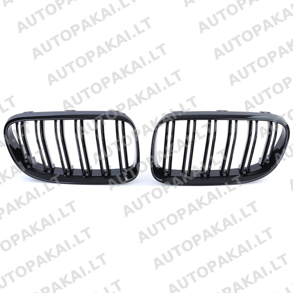 Front Grille Gloss Black suitable for BMW 3 E92,E93 Coupe Cabrio 10-13 Dual Line