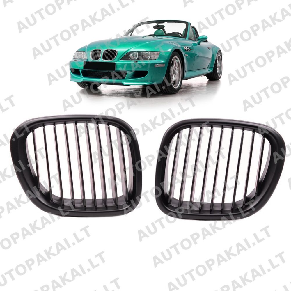 Front Grille Single Line Matt Black suitable for BMW Z3 Roadster Coupe 96-02