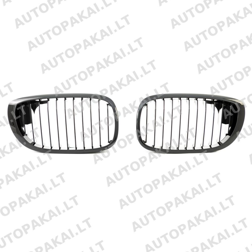 Front Grille Single Line Gloss Black suitable for BMW 3 E46 03-06