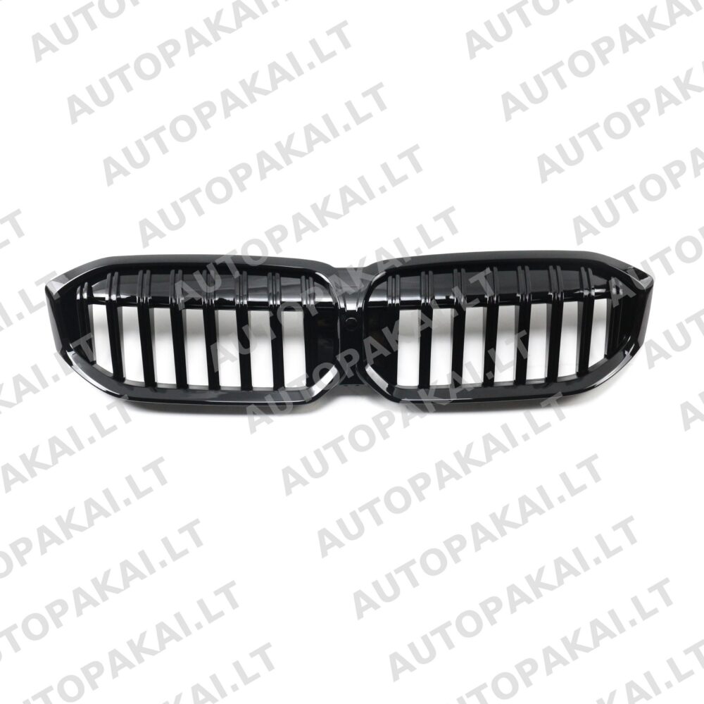 Front Grille Gloss Black fit for BMW 3 G20,G21 Sedan Touring 22- Single Line