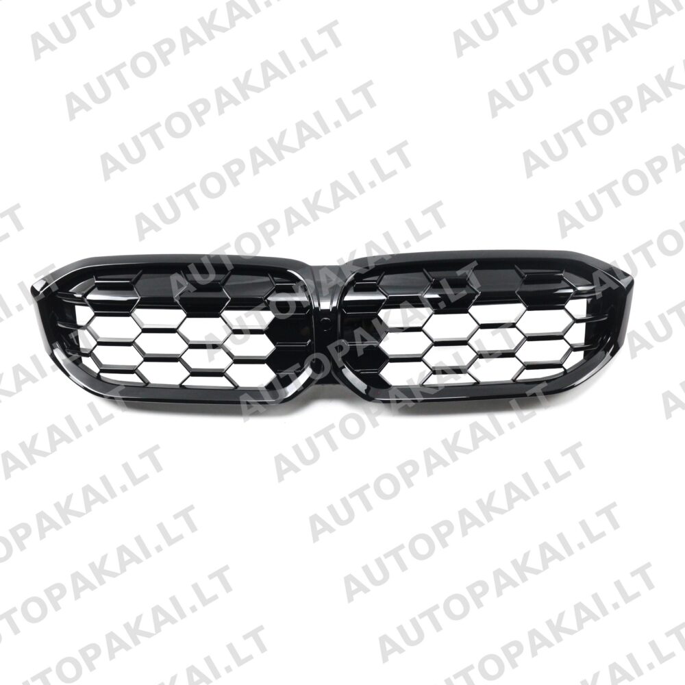 Front Grille Gloss Black suitable for BMW 3 G20,G21 Sedan Touring 22- Diamond