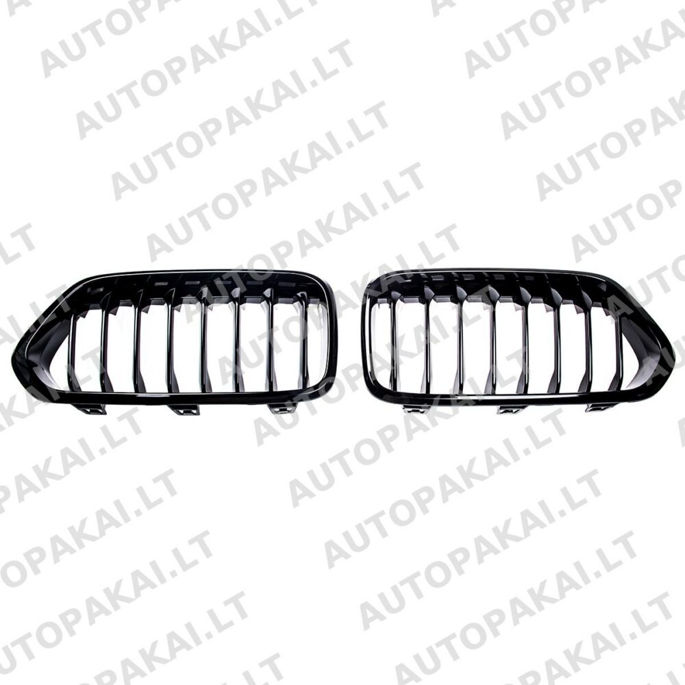 Front Grille Gloss Black suitable for BMW X2 F39 17-On Single Line