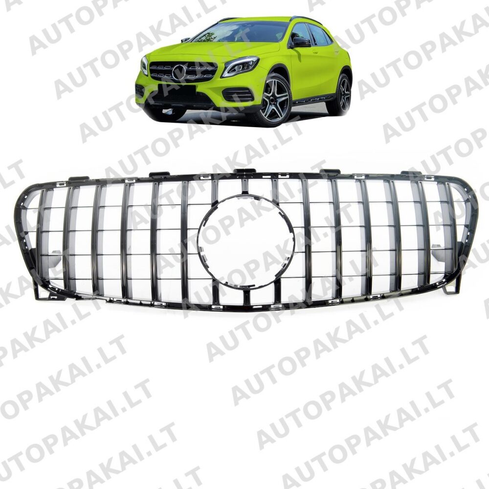 Grille GT Gloss Black for MERCEDES GLA-Class (X156) Facelift 2017-2019