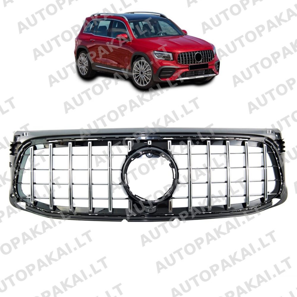 Front Grille Chrome fit for MERCEDES GLB X247 19-23 Panamericana GT