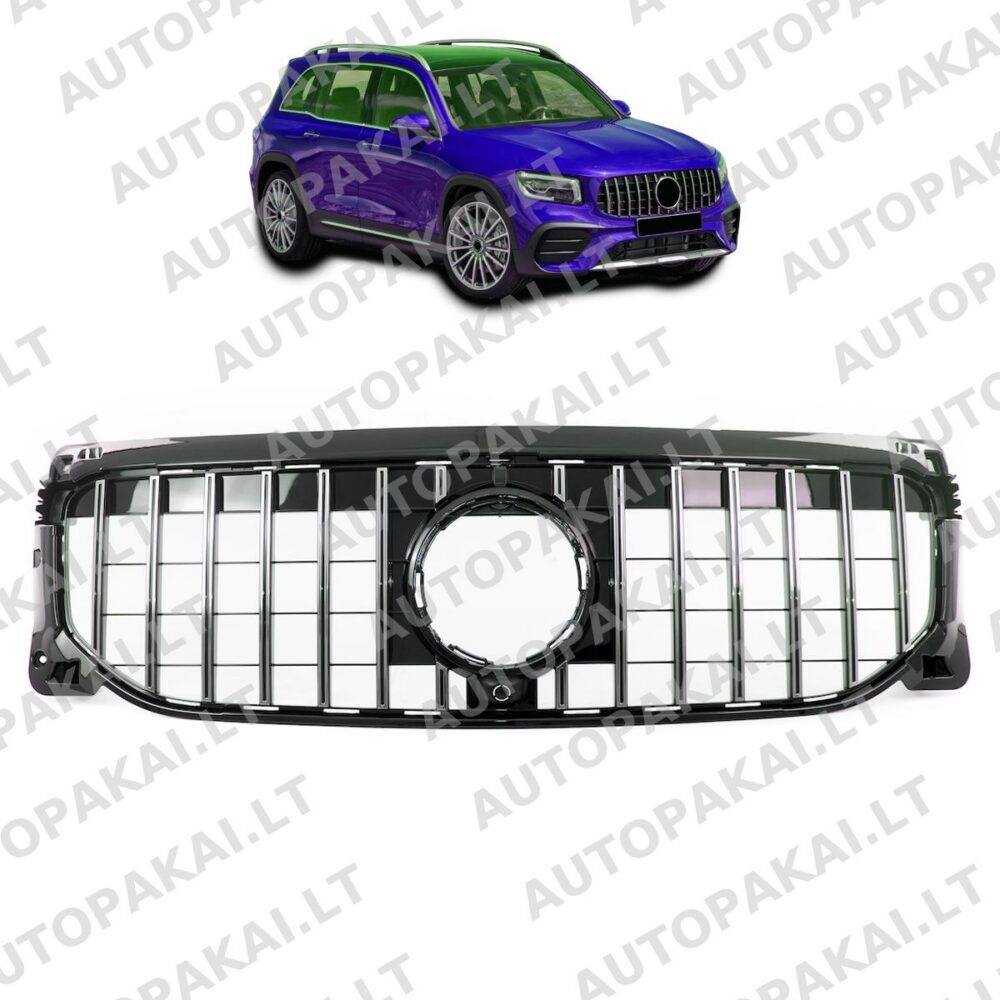 Front Grille Chrome fit for MERCEDES GLB X247 19-23 Panamericana GT