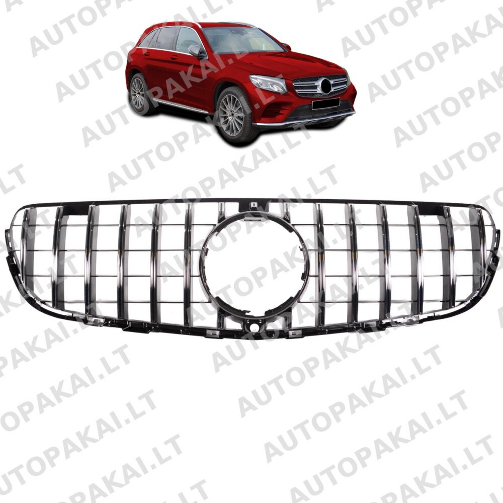 Front Grille Chrome suitable for MERCEDES GLC X253 C253 15-19 Panamericana GT