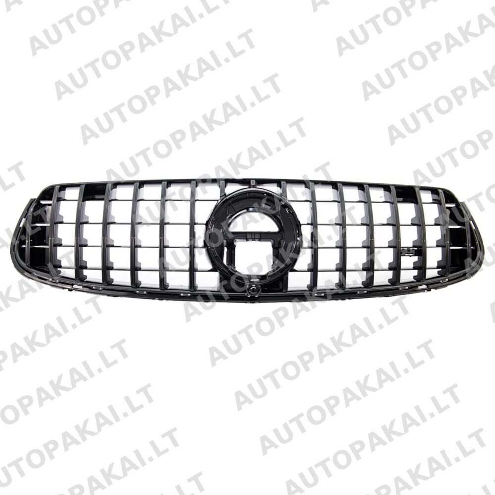 Grille GT Gloss Black Camera for MERCEDES GLC X253,C253 Facelift 19-22