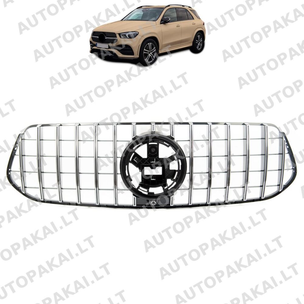 Grille Chrome fit for MERCEDES GLE W167 SUV C167 Coupe 19-23 Panamericana GT