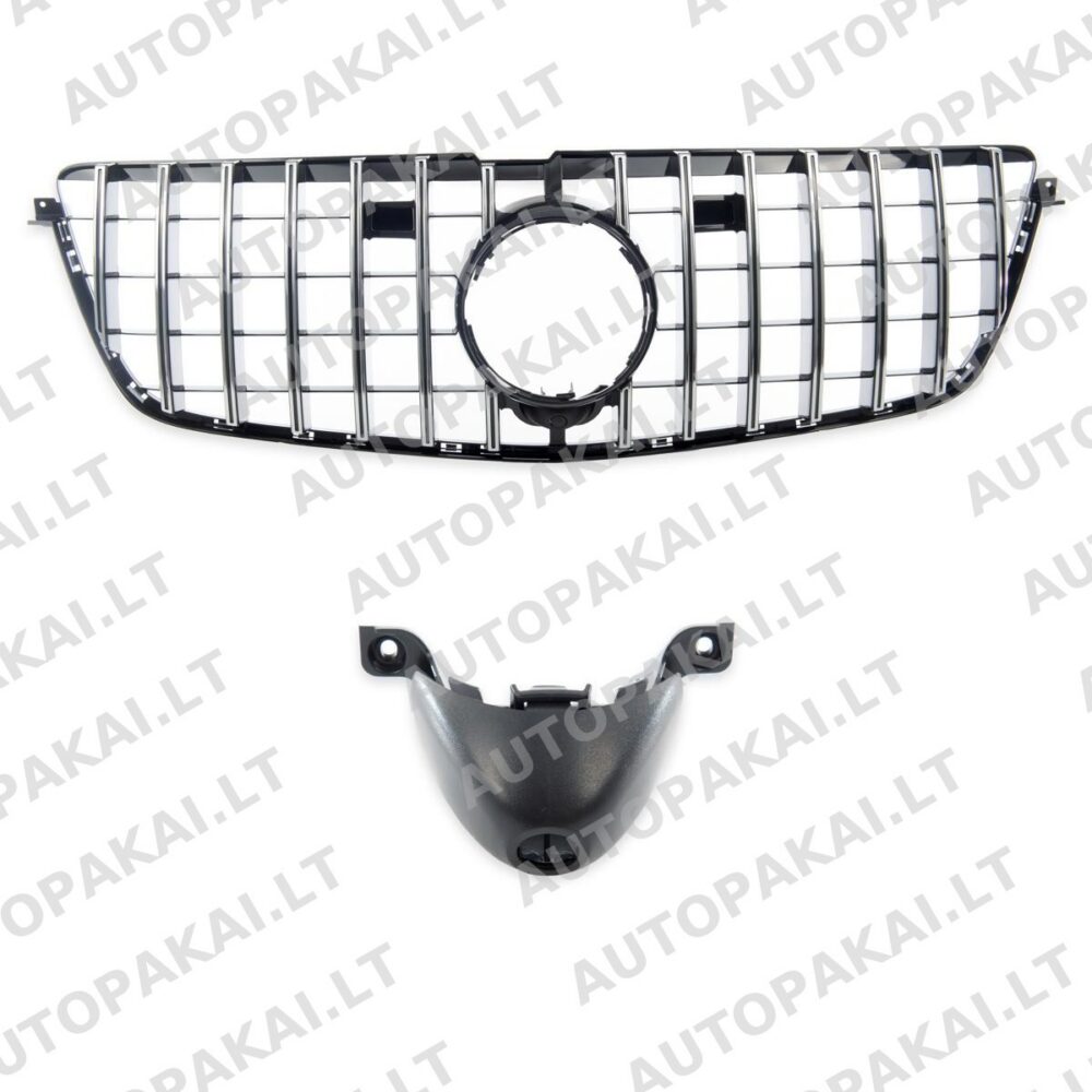 Grille GT Chrome Camera for MERCEDES GL-Class X166 Pre-Facelift 12-15