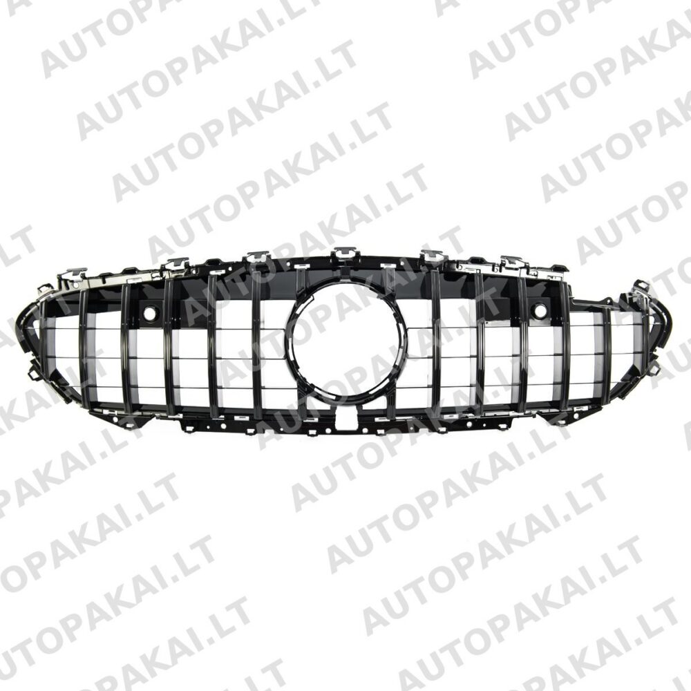Front Grille Gloss Black Camera fit for MERCEDES CLS C257 18-On Panamericana GT