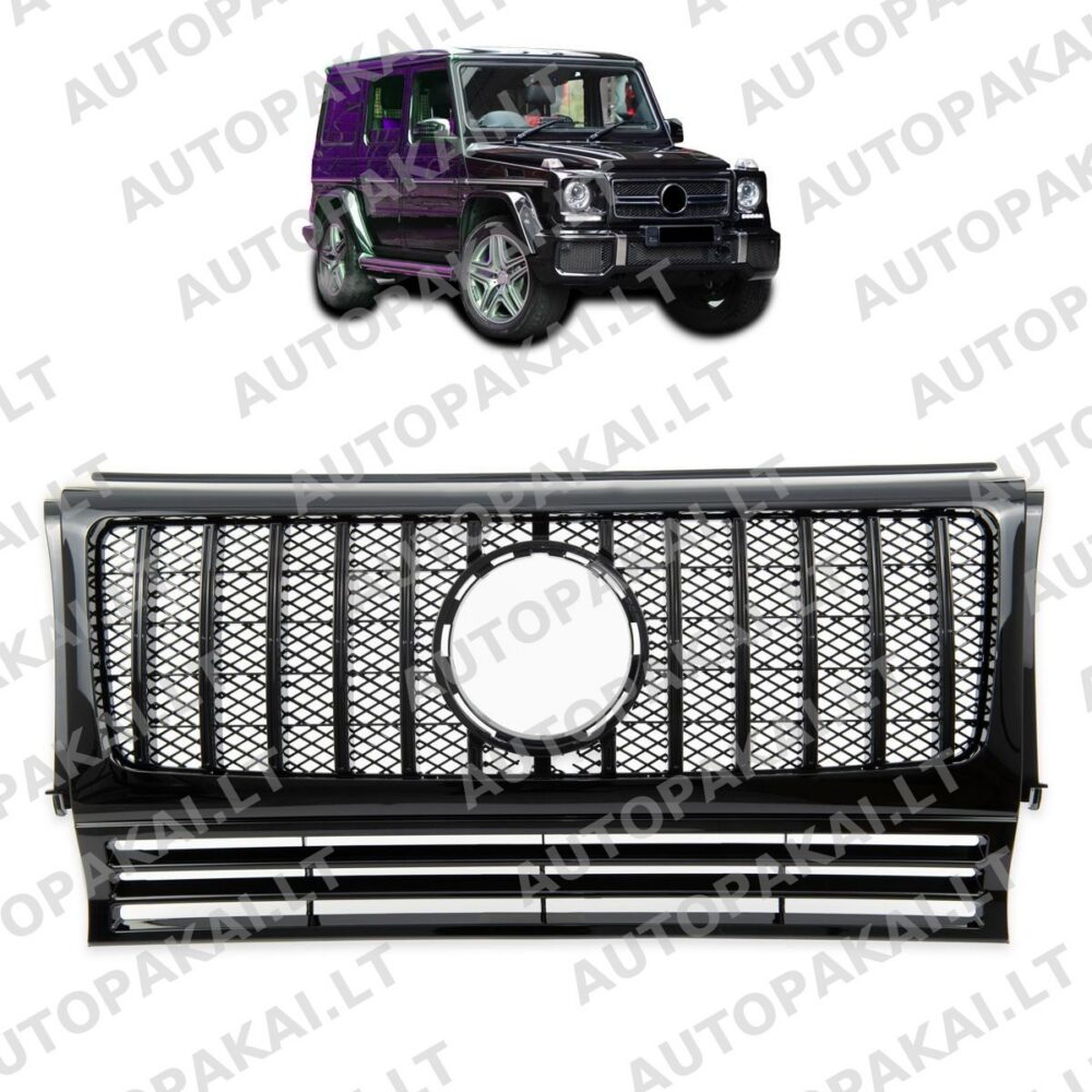 Grille GT Gloss Black suitable for MERCEDES G-Class (W463) 1990-2018