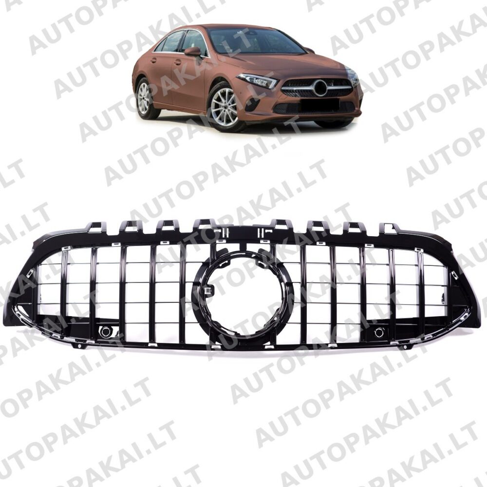 Grille GT Gloss Black for MERCEDES A-Class (V177,W177) 2018-2023