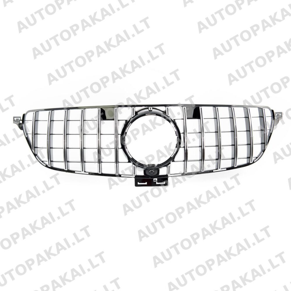 Priekinės grotelės chromuotos, tinkančios MERCEDES GLE W166 15-18 Panamericana GT