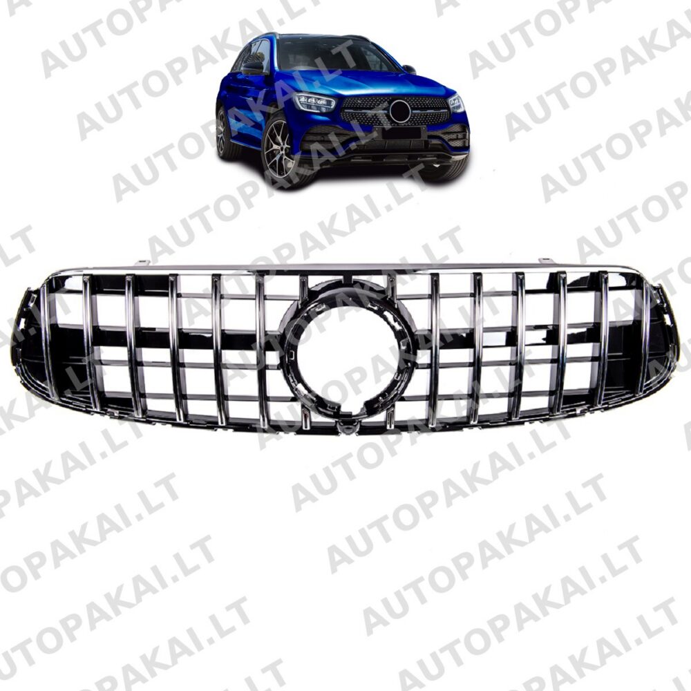 Grille Panamericana GT Chrome Camera MERCEDES GLC X253,C253 SUV,Coupe 19-22