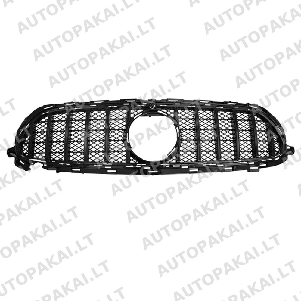 Grotelės blizgios juodos E klasės W213 C238 21-23 Panamericana GT