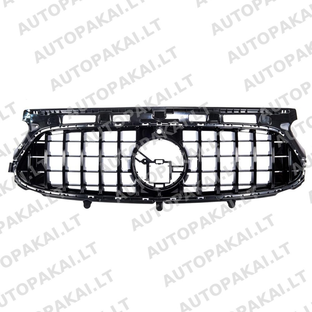Front Grille Gloss Black suitable for MERCEDES GLA H247 20-23 Panamericana GT