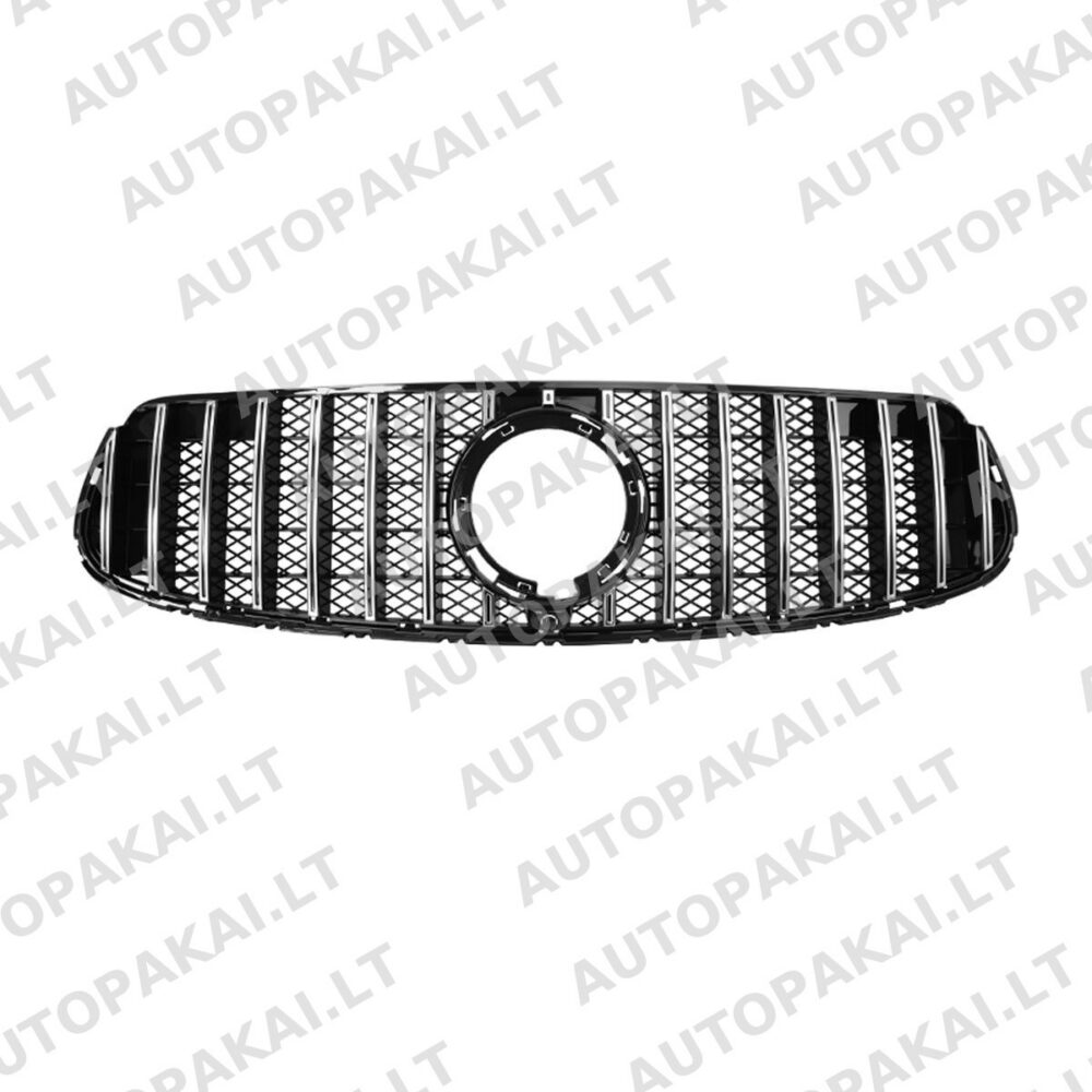 Chromuotos grotelės, skirtos MERCEDES GLC X253 visureigiui C253 kupė 20-23 Panamericana GT