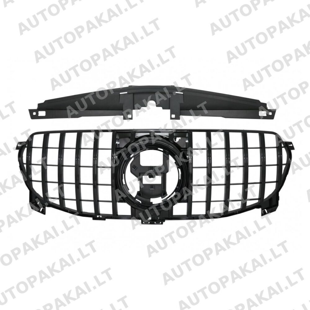 Grotelės blizgios juodos, tinkančios MERCEDES GLE W167 C167 19-23 Panamericana GT